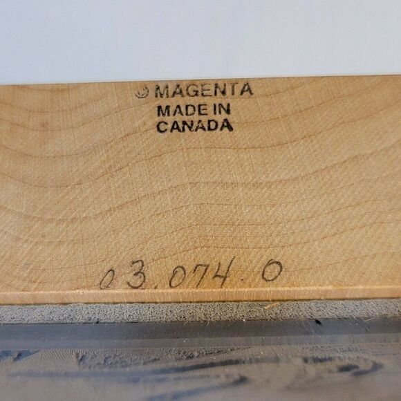 NEW Magenta Rubber Stamp Canada Swan Geese Duck Large 03074O Unused 4" Wood - Picture 2 of 6